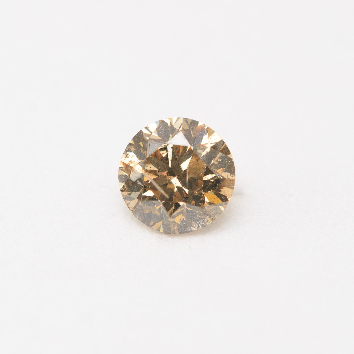 1.01ct 6.11mm ROUND BRILLIANT CUT CHAMPAGNE DIAMOND