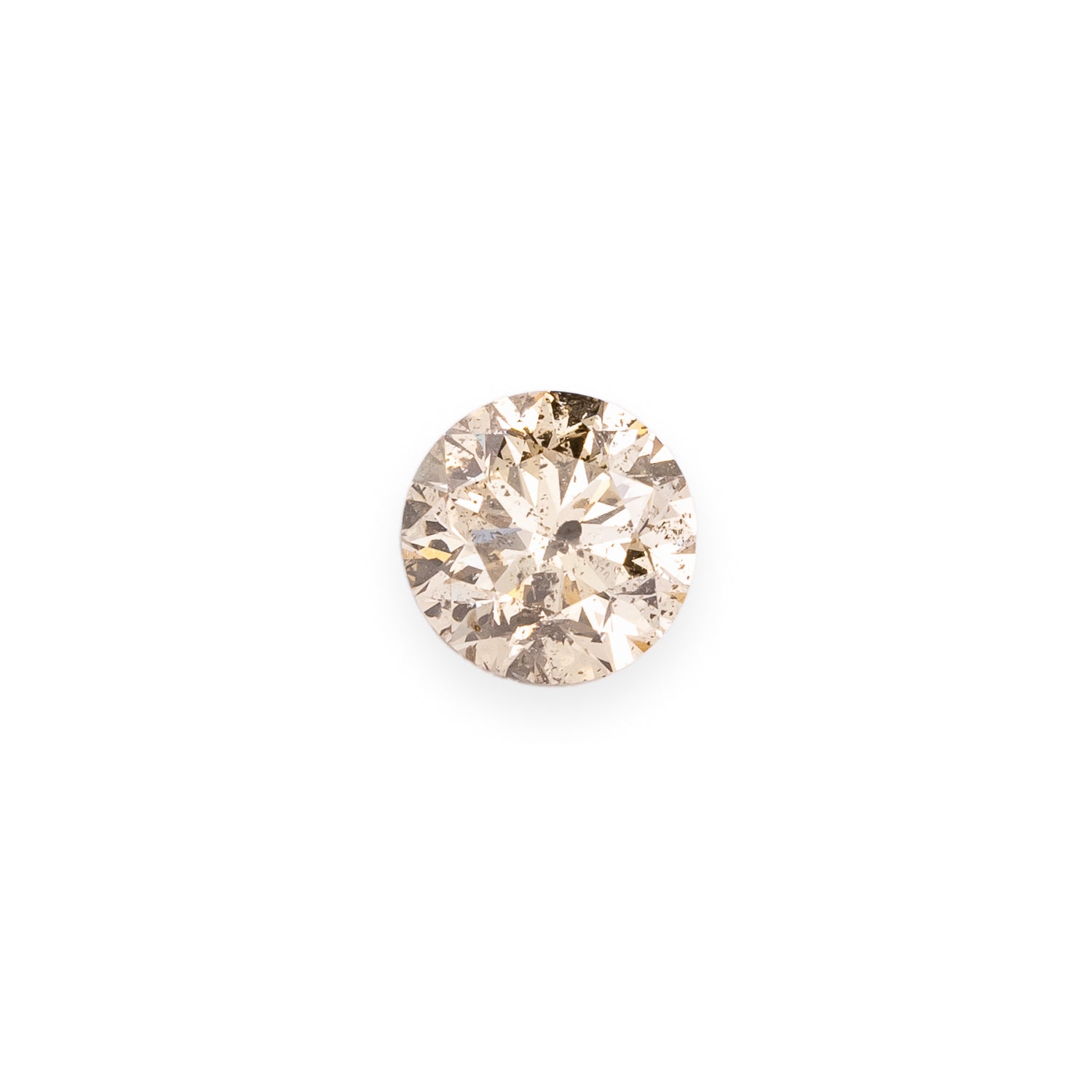 1.01ct 6.25mm ROUND BRILLIANT CUT CHAMPAGNE DIAMOND-1