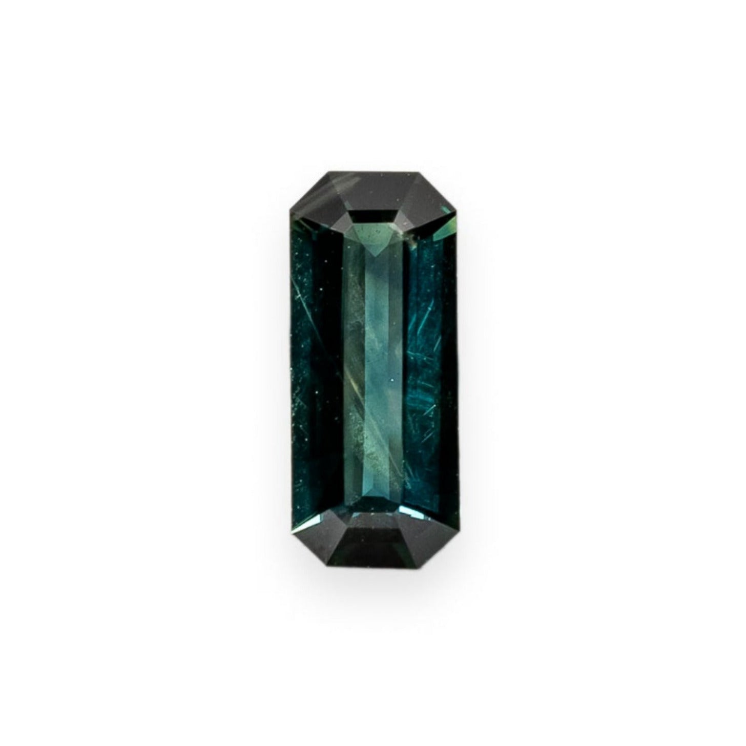 1.04ct 9.55x4.07x2.43mm Cut Corner Rectangle Sapphire-1