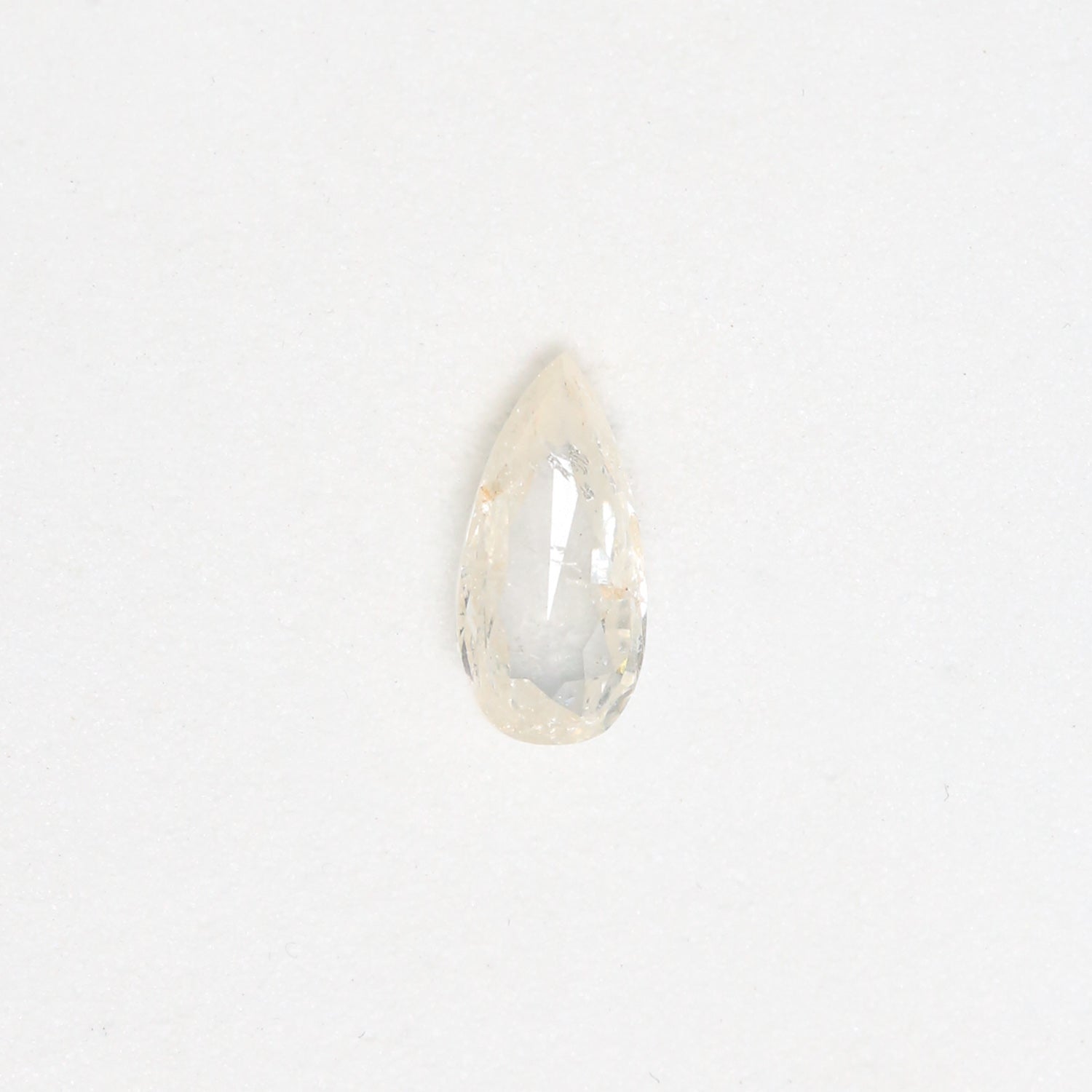 1.05ct 10.06x4.85mm PEAR ROSE CUT SALT & PEPPER DIAMOND-1