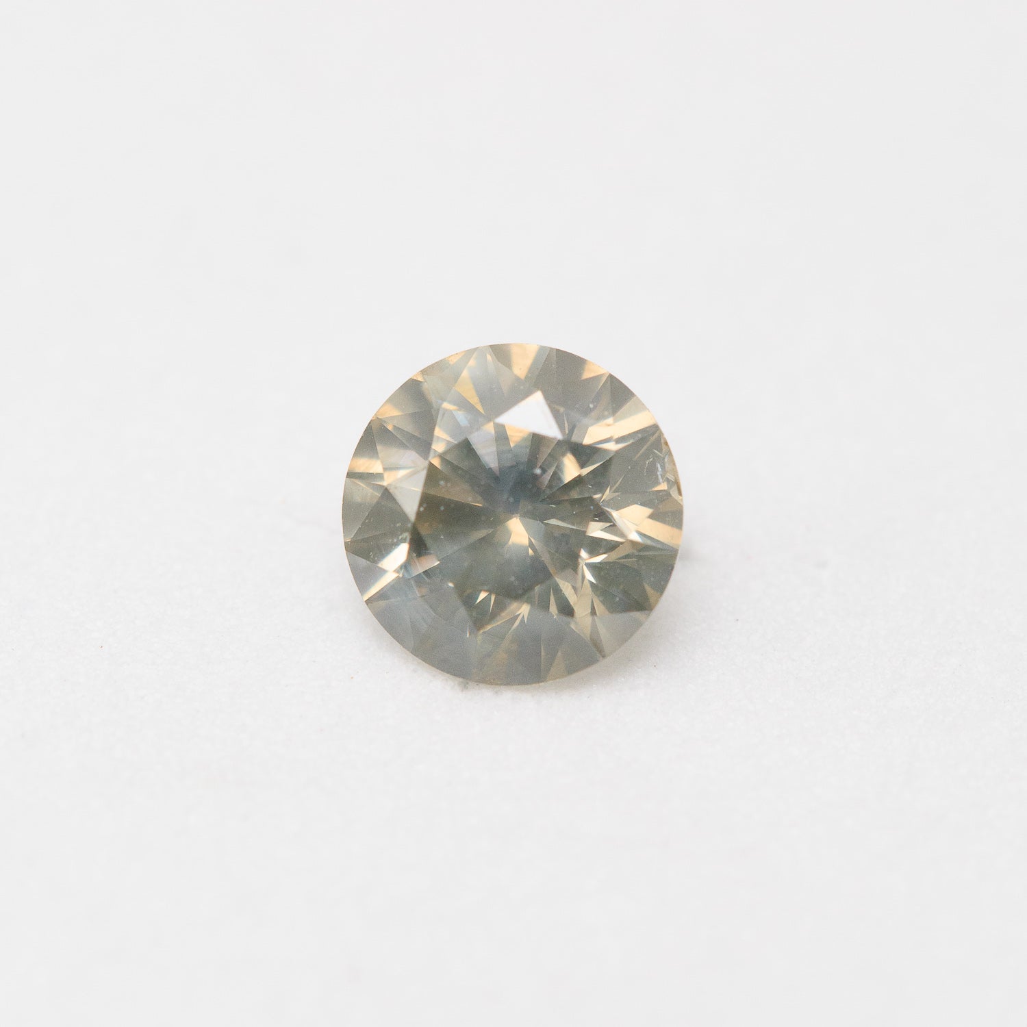 1.08ct 6.53mm ROUND BRILLIANT CUT CHAMPAGNE DIAMOND