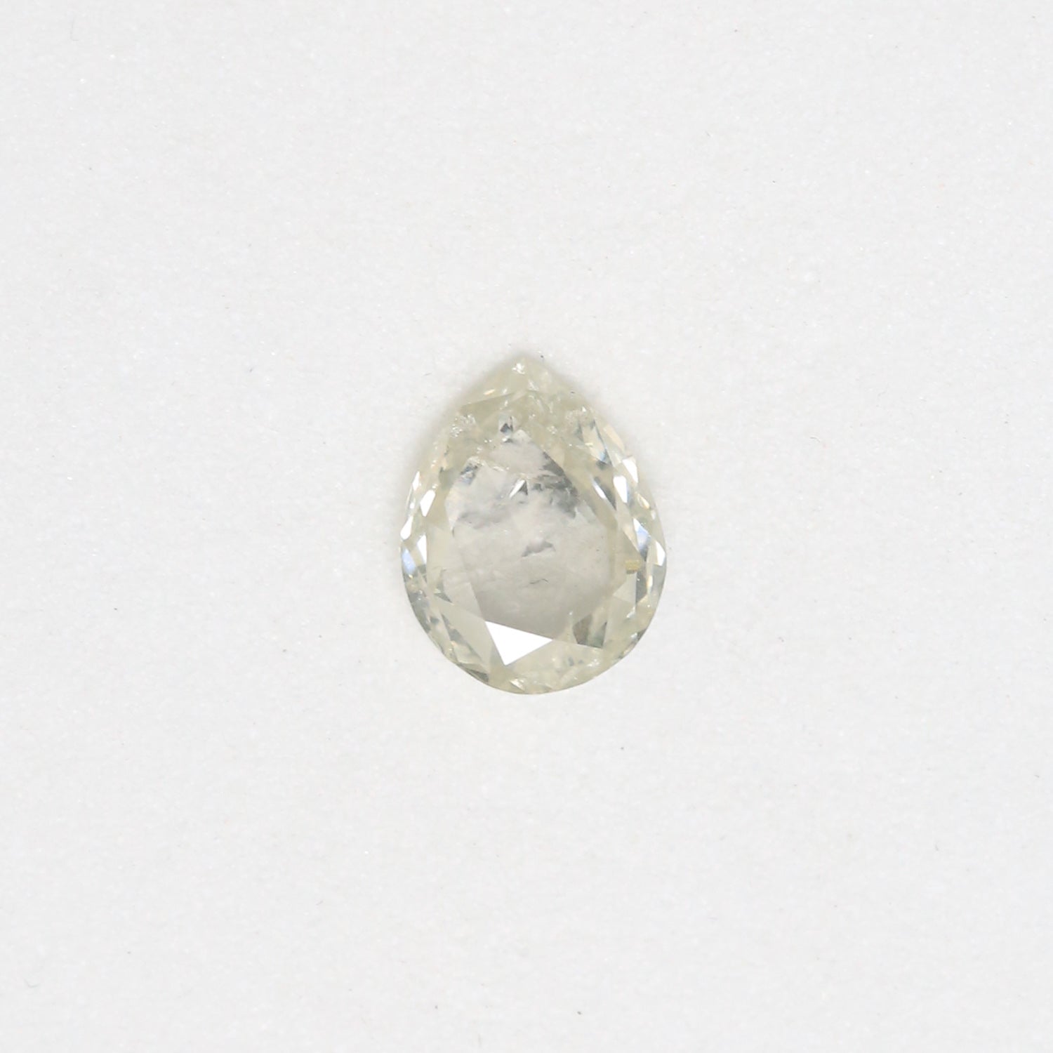 1.09ct 8.13x6.38x2.55mm Pear Double Cut Salt & Pepper Diamond