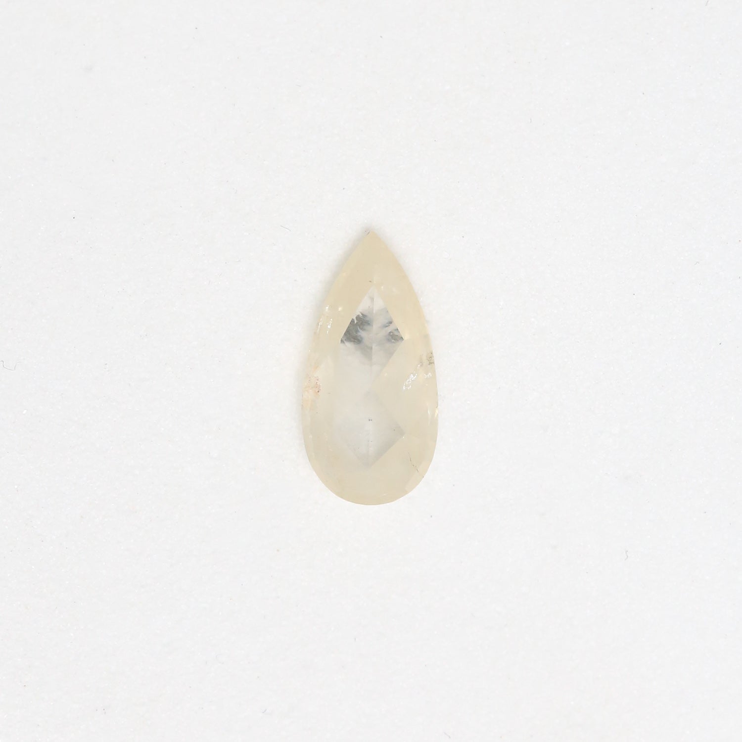 1.14ct 11.29x5.65mm PEAR ROSE CUT SALT & PEPPER DIAMOND