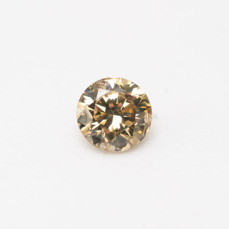 1.14ct 6.57mm ROUND BRILLIANT CUT CHAMPAGNE DIAMOND