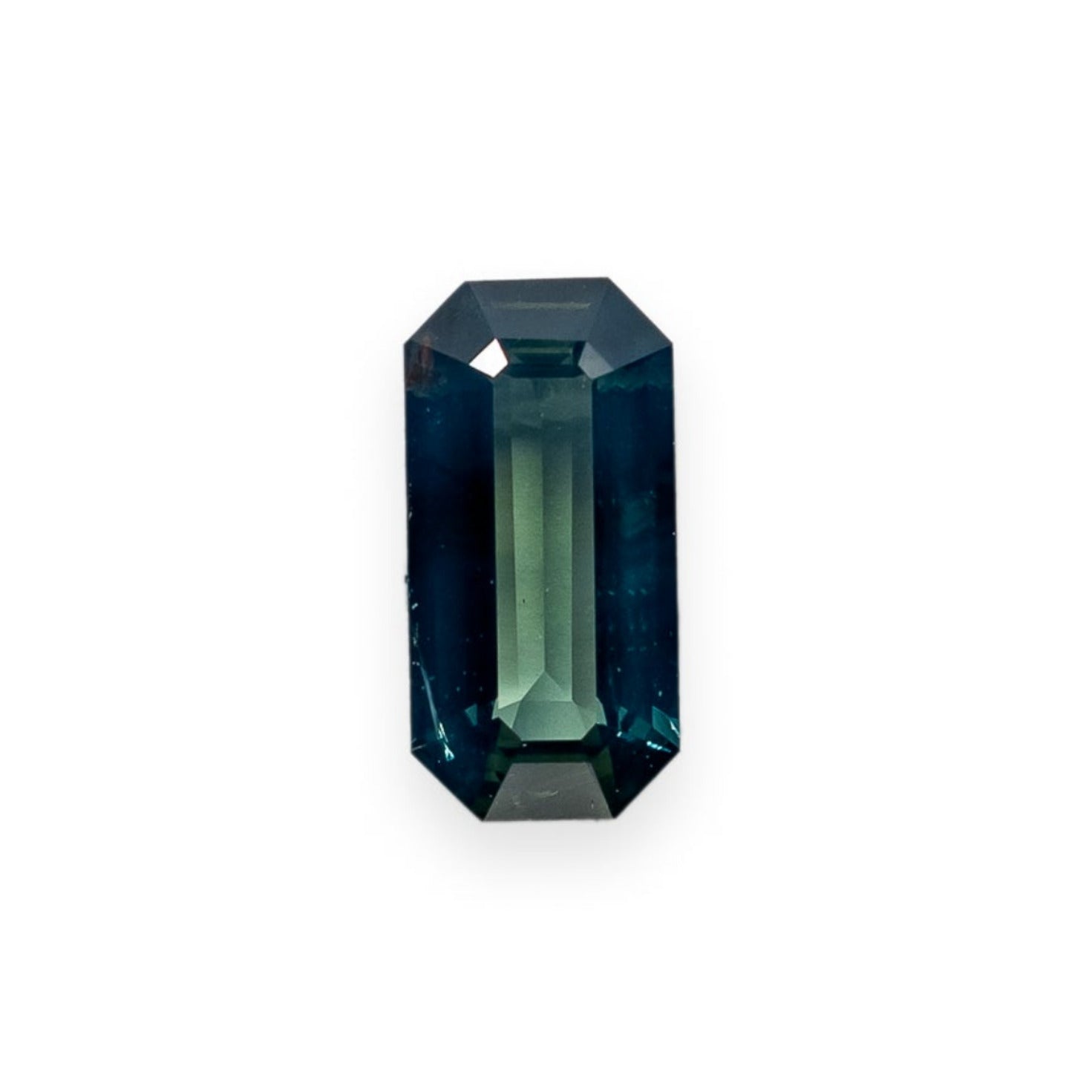 1.26ct 9.16x4.63x2.74mm Cut Corner Rectangle Sapphire-1