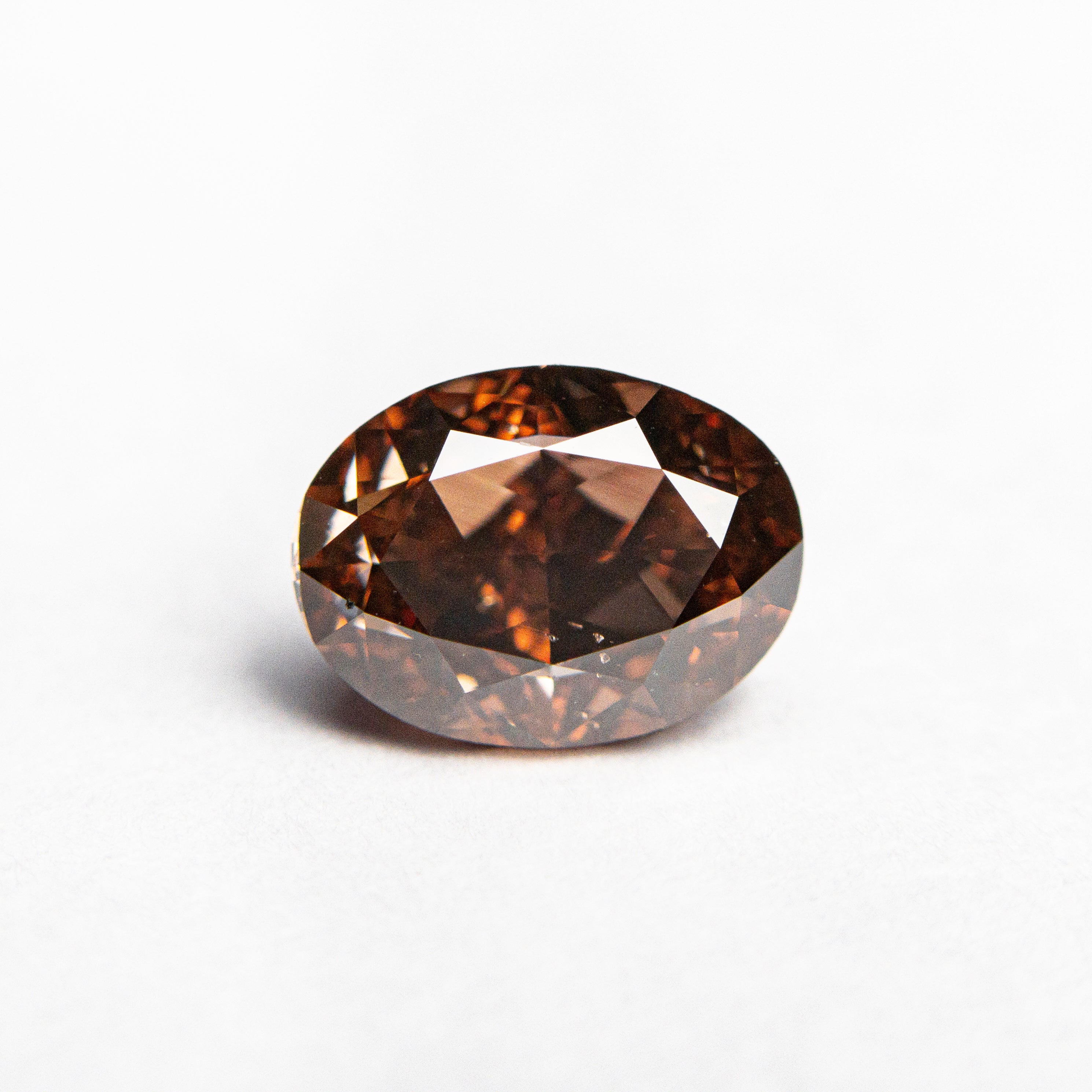 1.50ct 7.69x5.74x4.16mm GIA SI1 Fancy Deep Brown-Pink Oval Brilliant 🇦🇺 24161-01-Staghead Designs