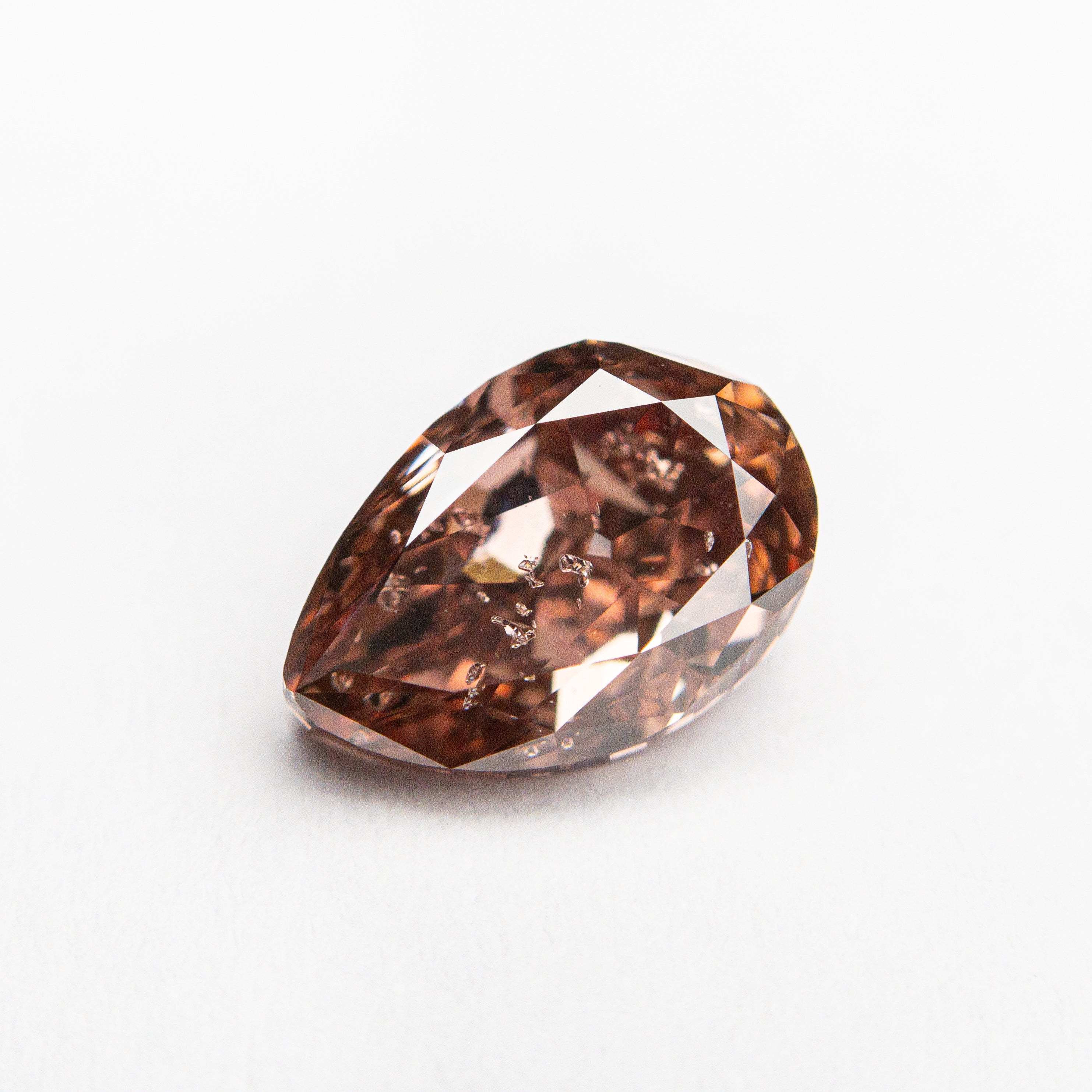 1.50ct 8.44x5.77x3.82mm GIA Fancy Deep Orangy Pink Pear Brilliant 🇦🇺 24152-01-Staghead Designs