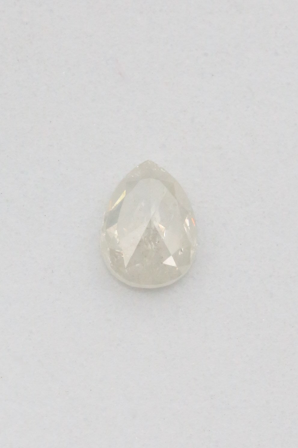 1.72ct 9.08 x 6.71 x 3.43mm DOUBLE CUT PEAR SALT & PEPPER DIAMOND