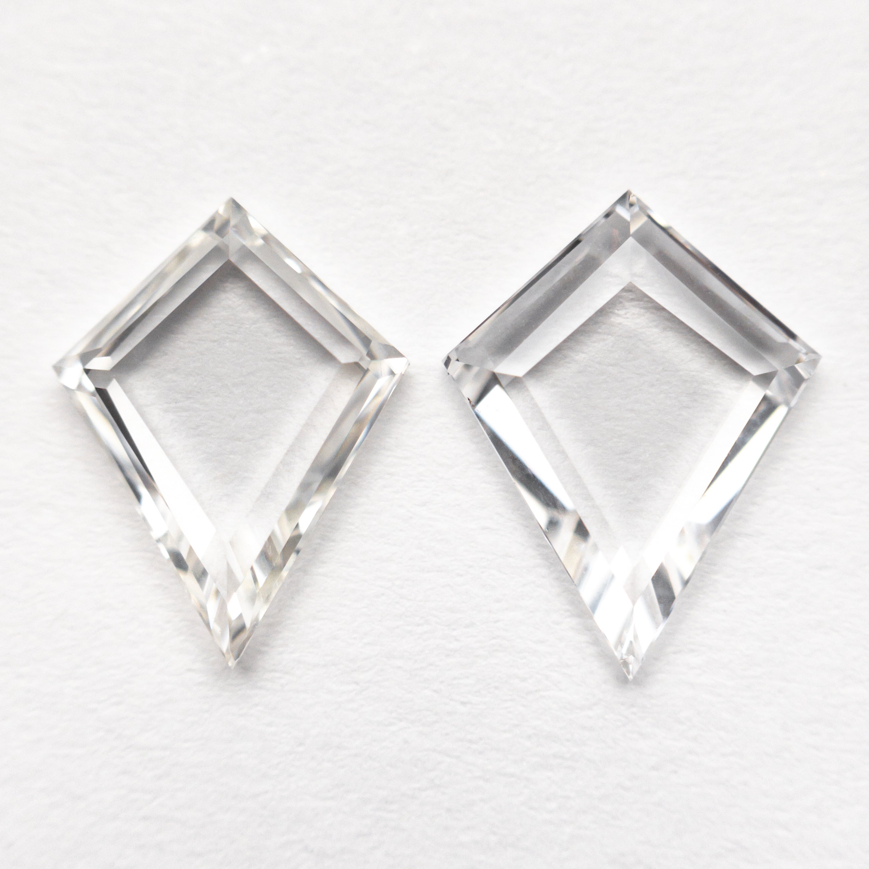 1.80cttw 2pc 9.73x7.33x1.82mm 10.15x7.82x1.58mm VVS/VS D-H Kite Portrait Cut Matching Pair 19854-48-Staghead Designs