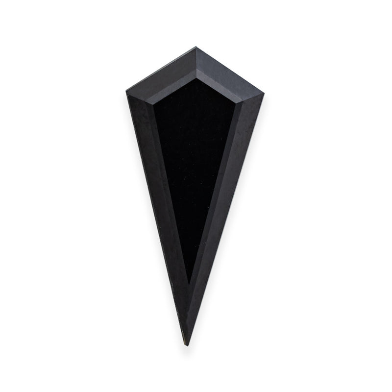 2ct KITE-CUT BLACK SPINEL-Staghead Designs