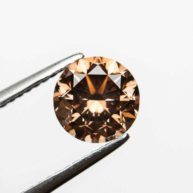 2.00ct 7.51x7.42x5.32mm GIA VS2 Fancy Deep Pink-Brown Round Brilliant 🇦🇺 24165-01-2