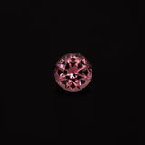 NEW - "REESE"- COLOR-CHANGE ROUND BRILLIANT-CUT MALAYA GARNET-2