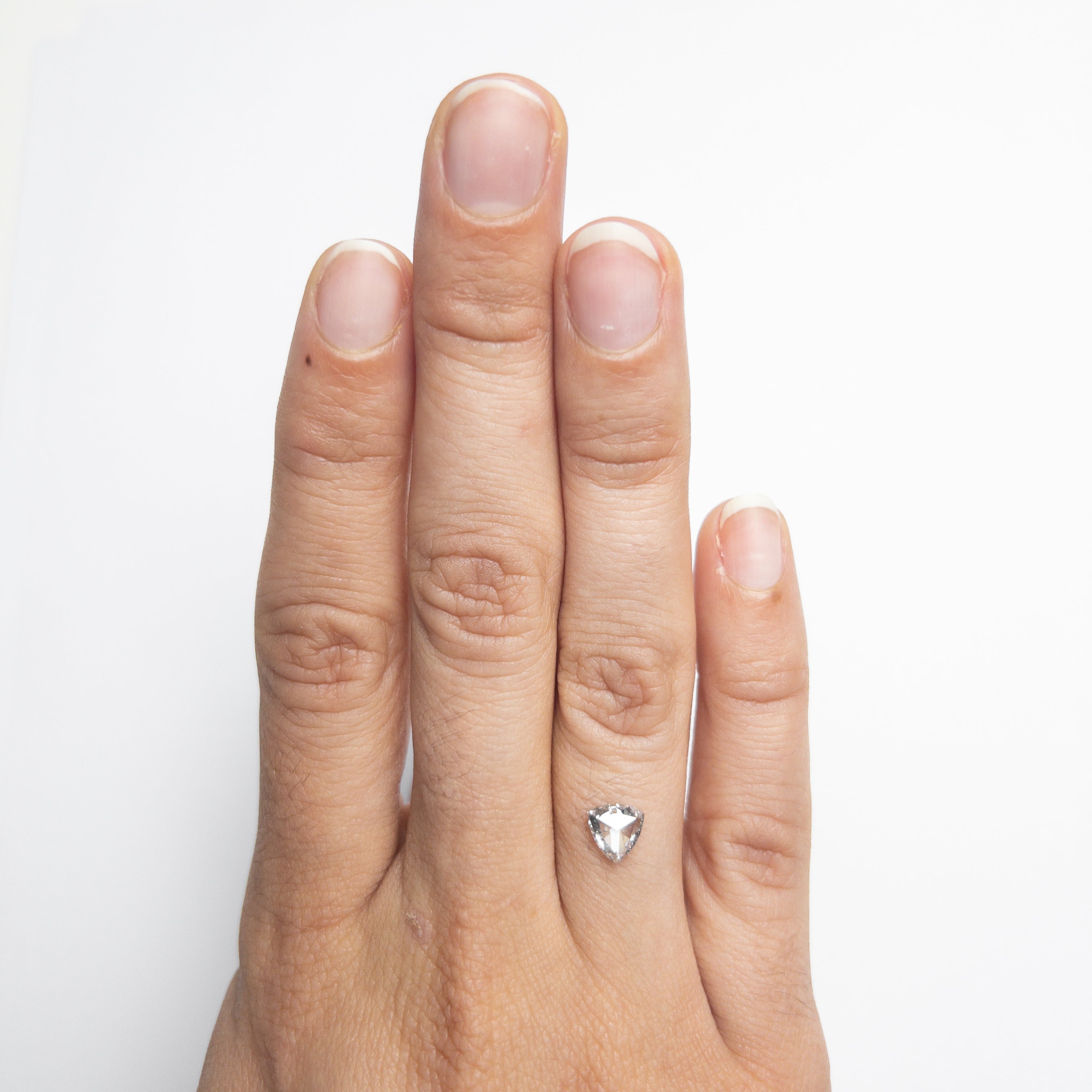 0.65ct 6.13x6.01x2.14mm Trillion Rosecut 20026-13-Staghead Designs