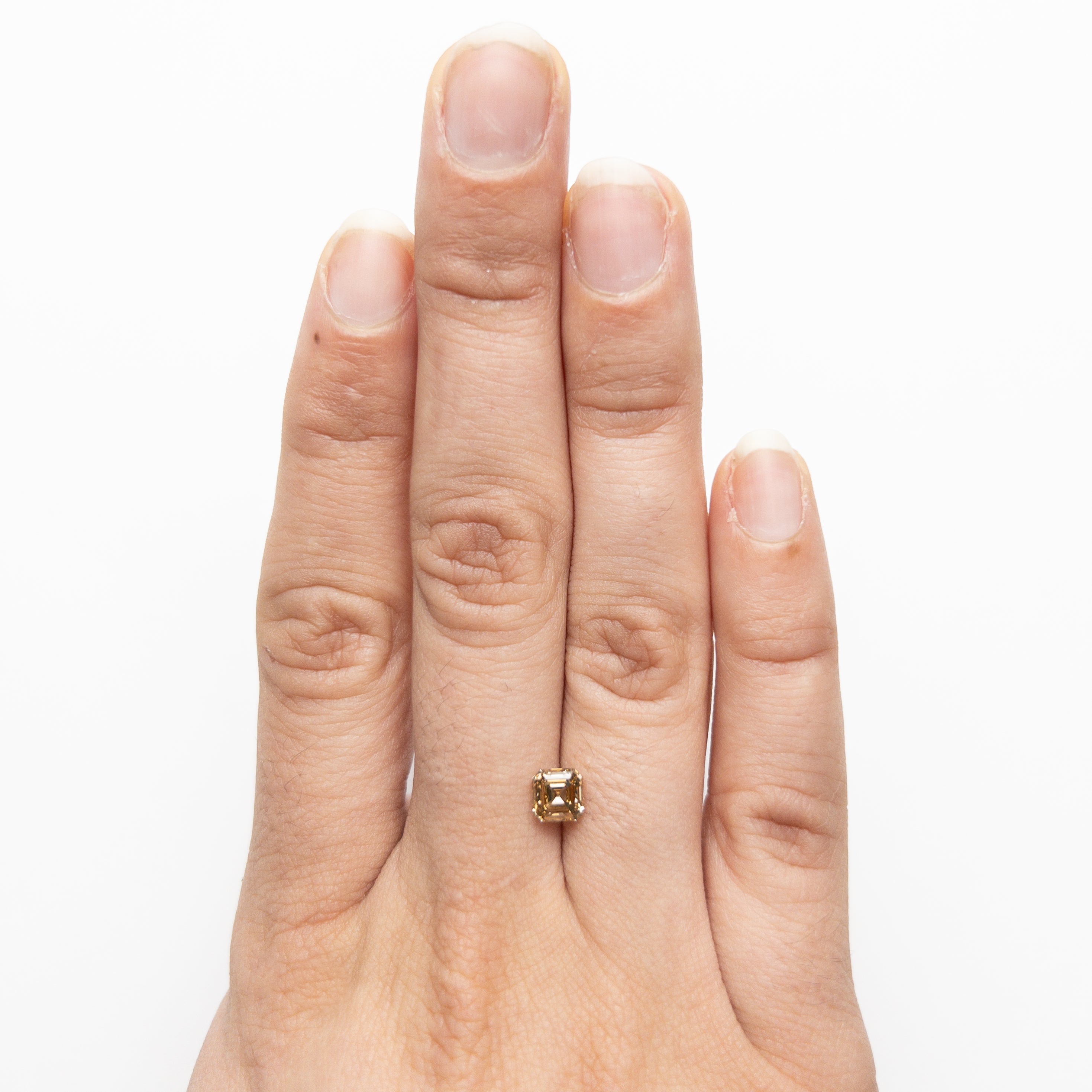 1.00ct 5.20x5.15x3.66mm VS2 C6 Cut Corner Square Step Cut 20706-04-Staghead Designs