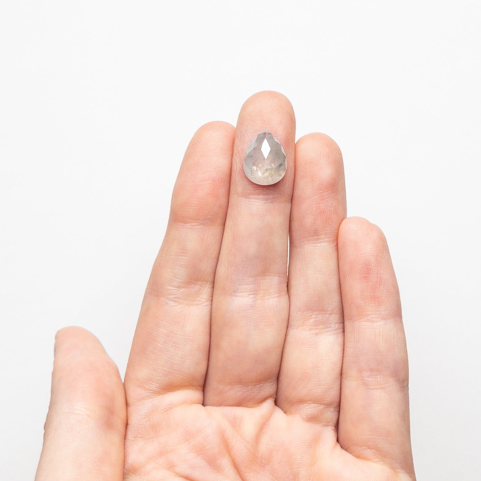 3.41ct 12.12x9.29x4.12mm Pear Rosecut 20901-19-Staghead Designs