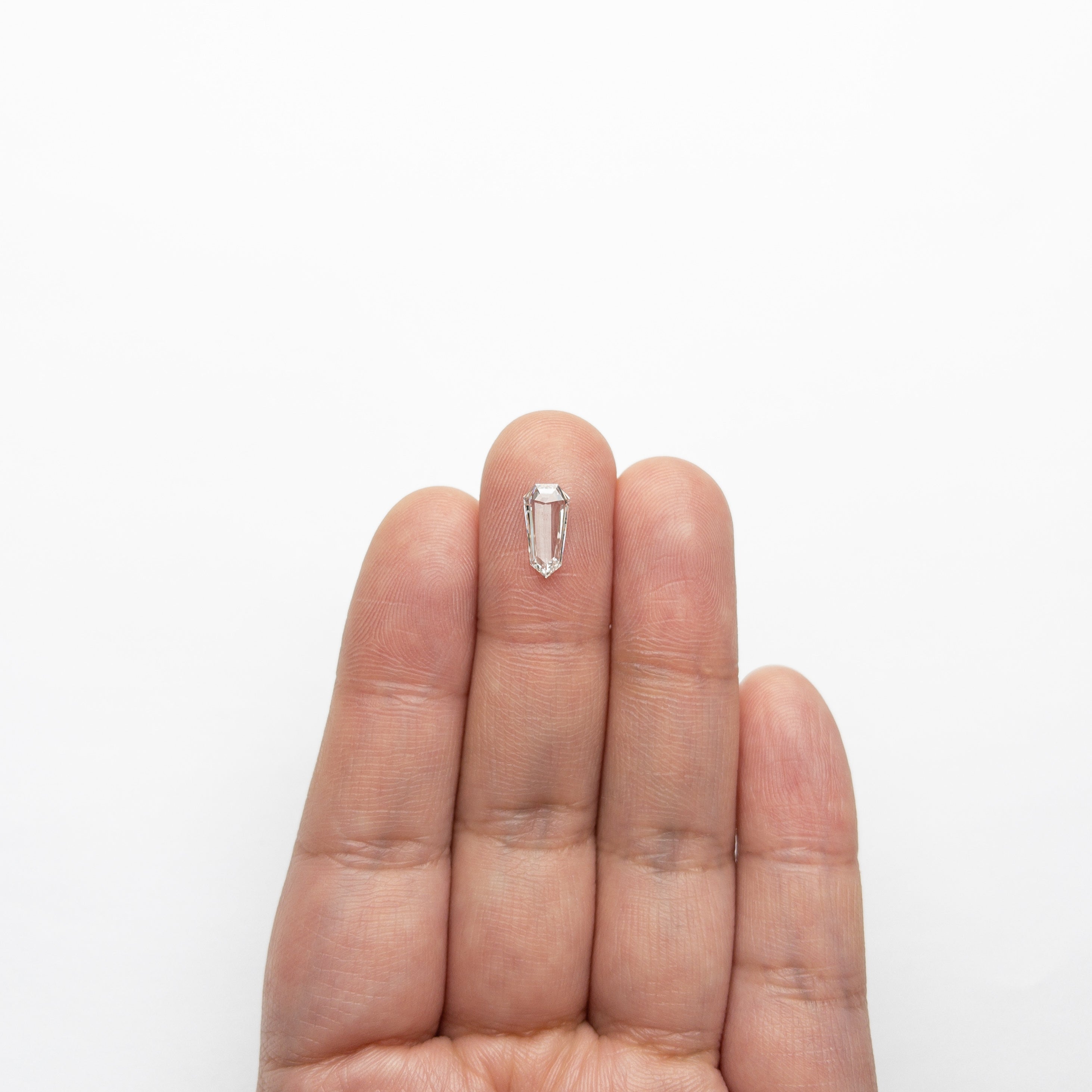 0.75ct 10.24x5.07x1.70mm VS2 E Shield Rosecut 20939-05-Staghead Designs