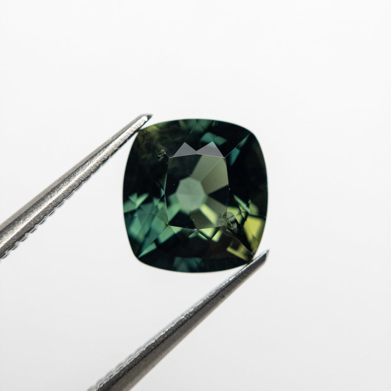 2.36ct 7.77x7.36x4.97mm Cushion Brilliant Sapphire 20963-13-Staghead Designs