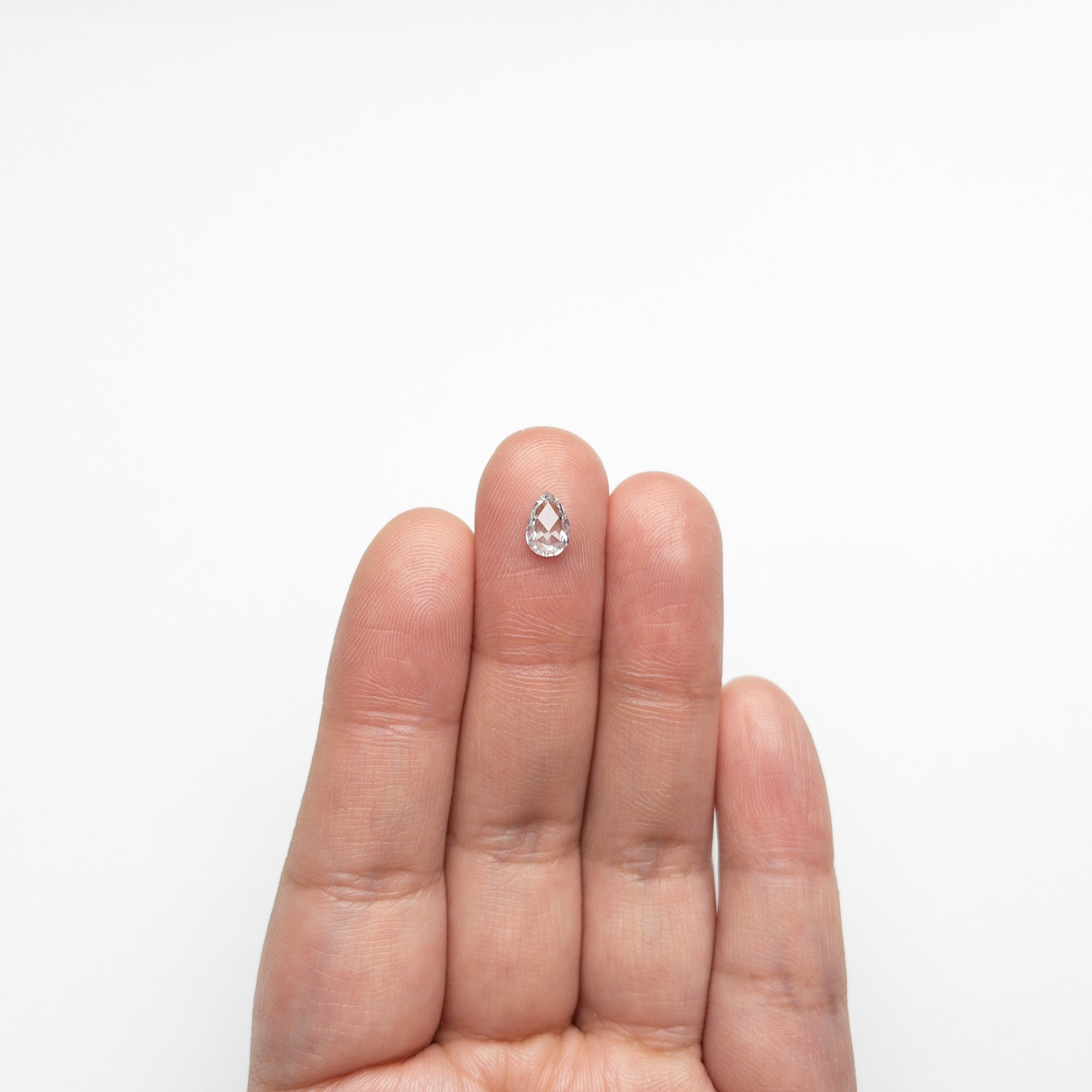 0.54ct 7.12x4.75x2.05mm I1 E Pear Rosecut 🇨🇦 21259-01-Staghead Designs