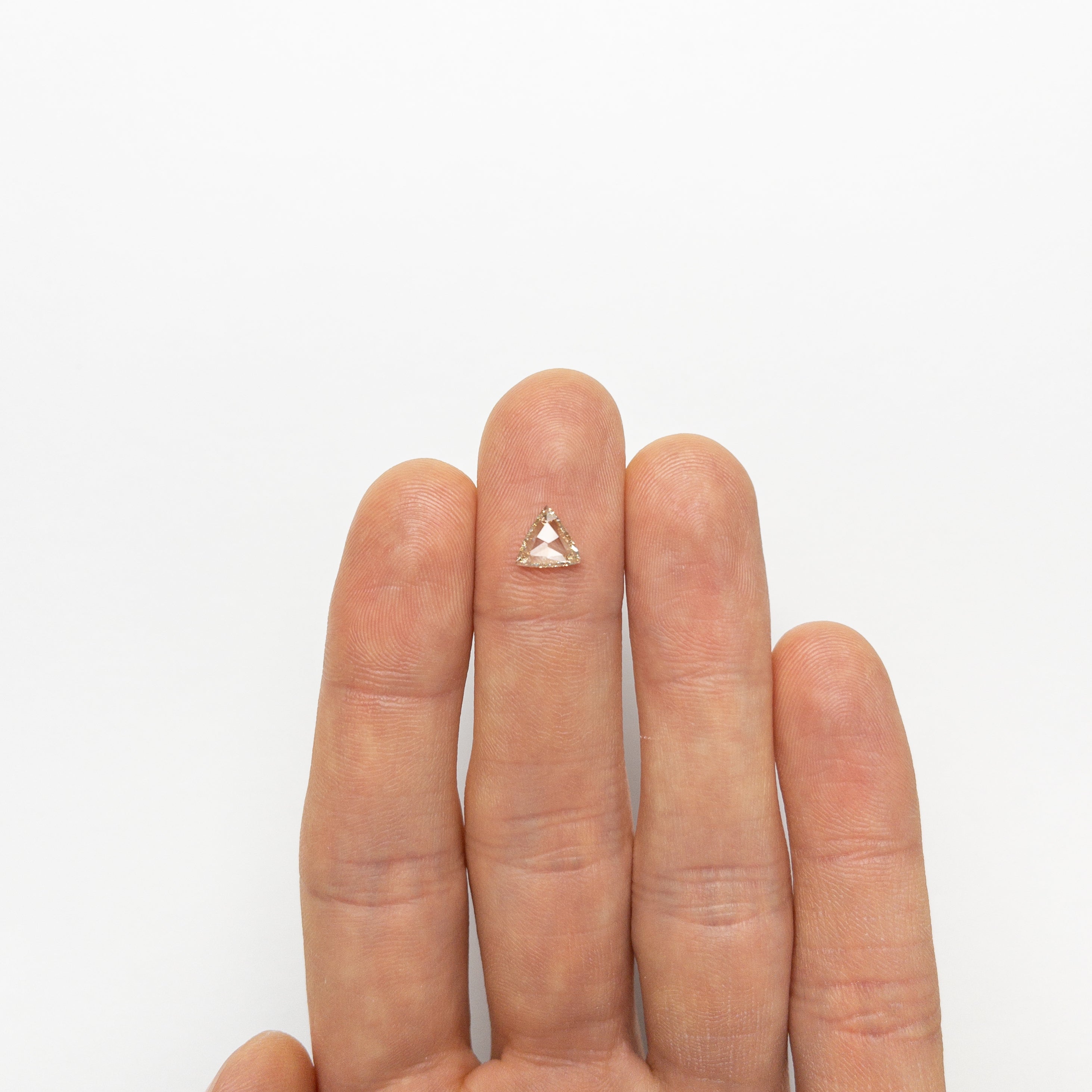 0.72ct 6.94x7.43x2.07mm VS1 Q-R Trillion Rosecut 🇨🇦 21310-01-Staghead Designs