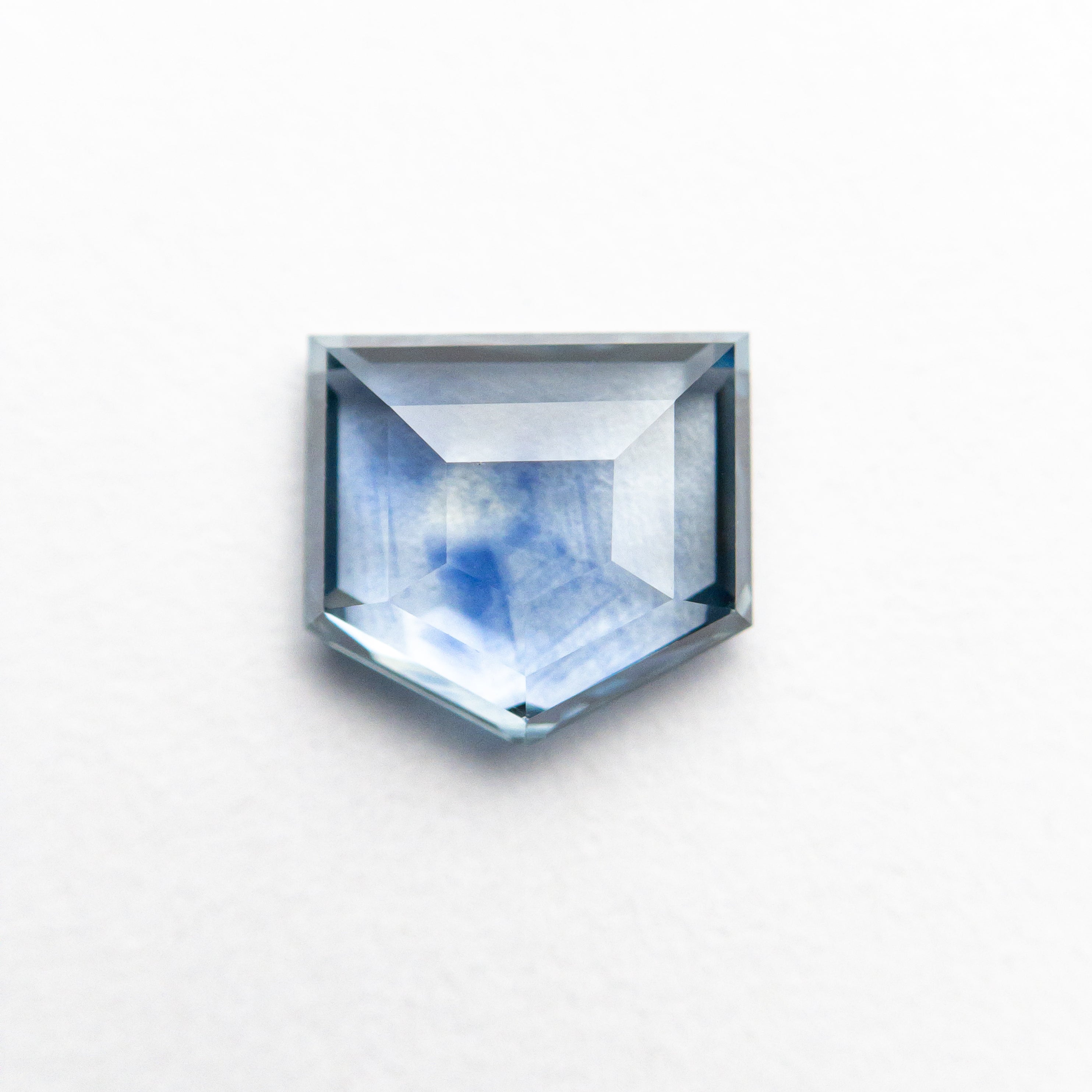 1.36ct 6.70x6.20x2.68mm Shield Rosecut Sapphire 21603-03-Staghead Designs