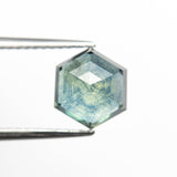 2.34ct 8.22x6.96x4.50mm Teal Hexagon Rosecut Sapphire 21603-26-Staghead Designs