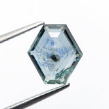 2.07ct 8.94x8.33x2.95mm Hexagon Rosecut Sapphire 21603-35-2