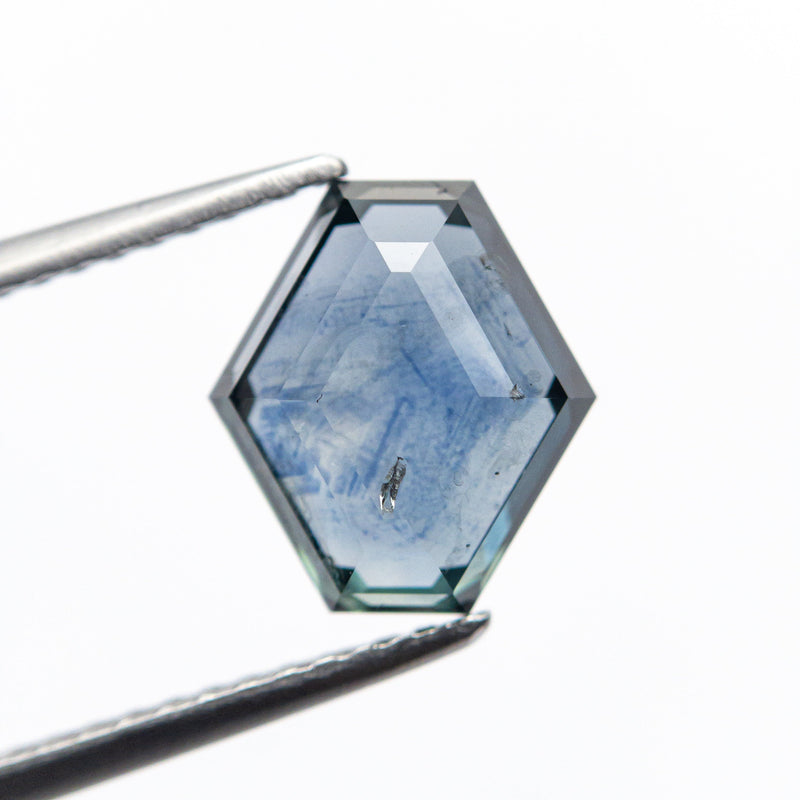 2.54ct 9.05x8.16x3.56mm Hexagon Portrait Cut Sapphire 21603-36-Staghead Designs