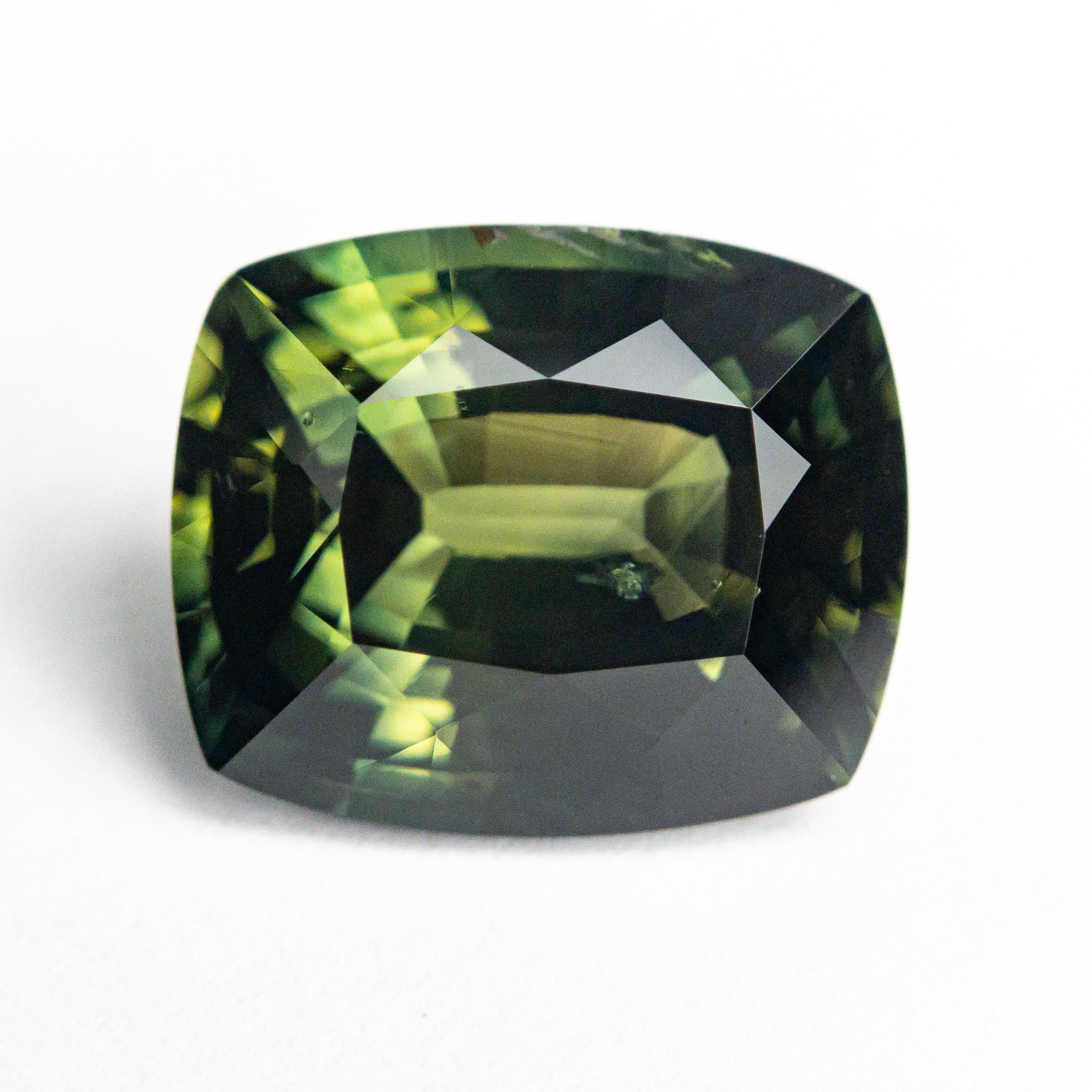 5.33ct 10.90x9.06x5.93mm Cushion Brilliant Sapphire 21606-02-Staghead Designs