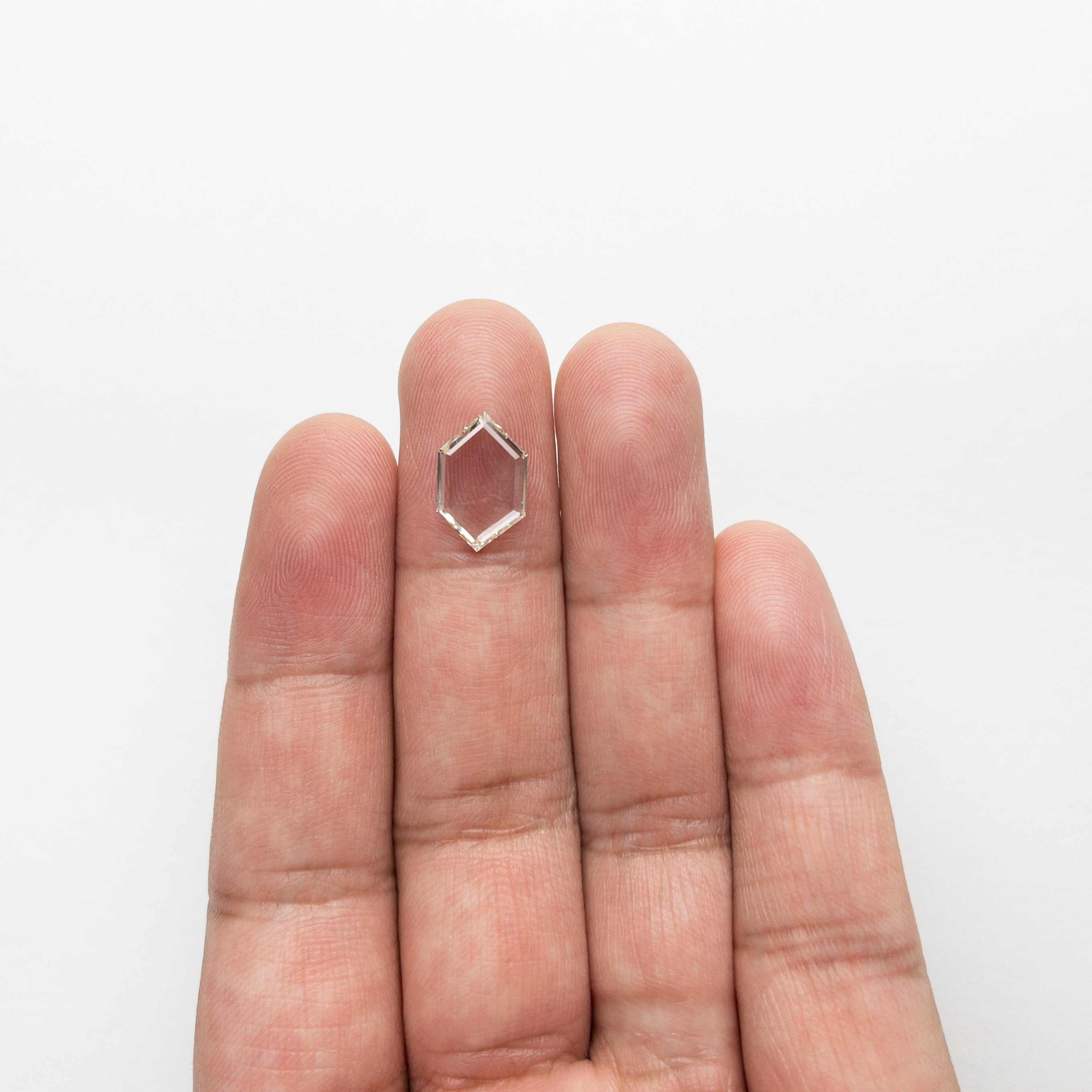 2.37ct 13.28x8.43x2.07mm SI2 L Hexagon Portrait Cut 21688-01-Staghead Designs