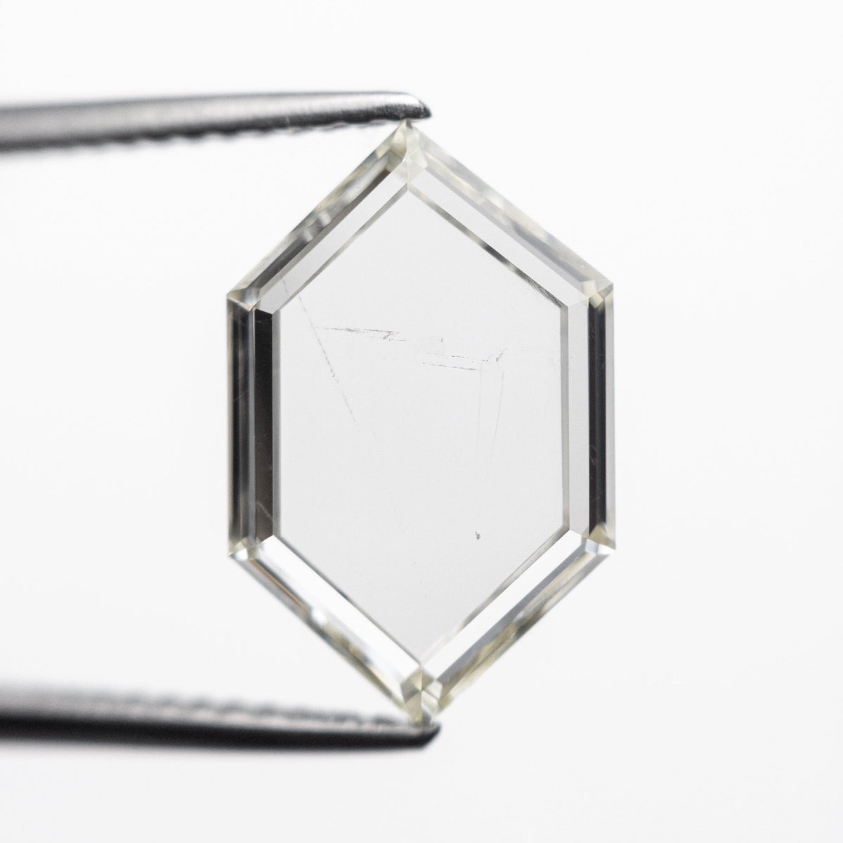 2.37ct 13.28x8.43x2.07mm SI2 O-P Hexagon Portrait Cut 21688-01-Staghead Designs