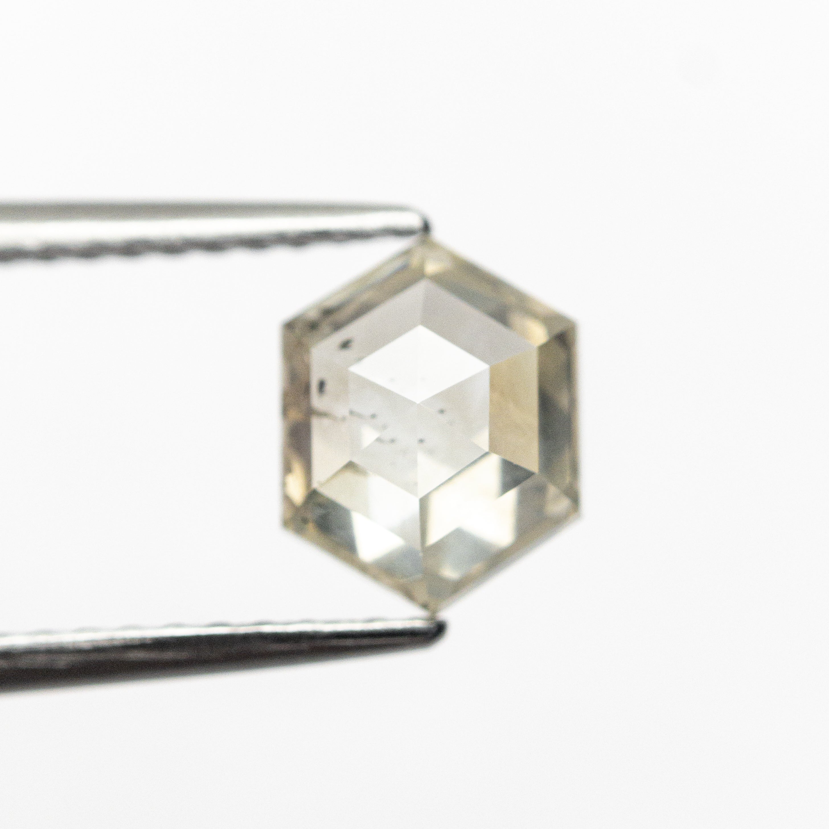 1.24ct 7.60x6.50x3.40mm Hexagon Double Cut 21879-04-Staghead Designs