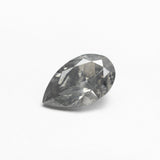 1.59ct 9.71x5.95x3.83mm I1 Fancy Grey Pear Brilliant 21951-01-Staghead Designs