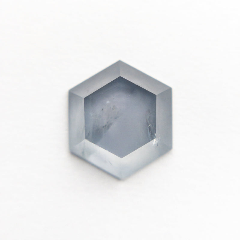 2.47ct 9.22x8.03x3.03mm Hexagon Slab Sapphire 22221-01-1