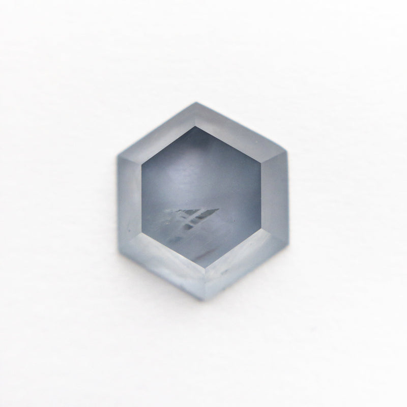 2.33ct 9.24x8.04x2.90mm Hexagon Slab Sapphire 22221-02 - 1