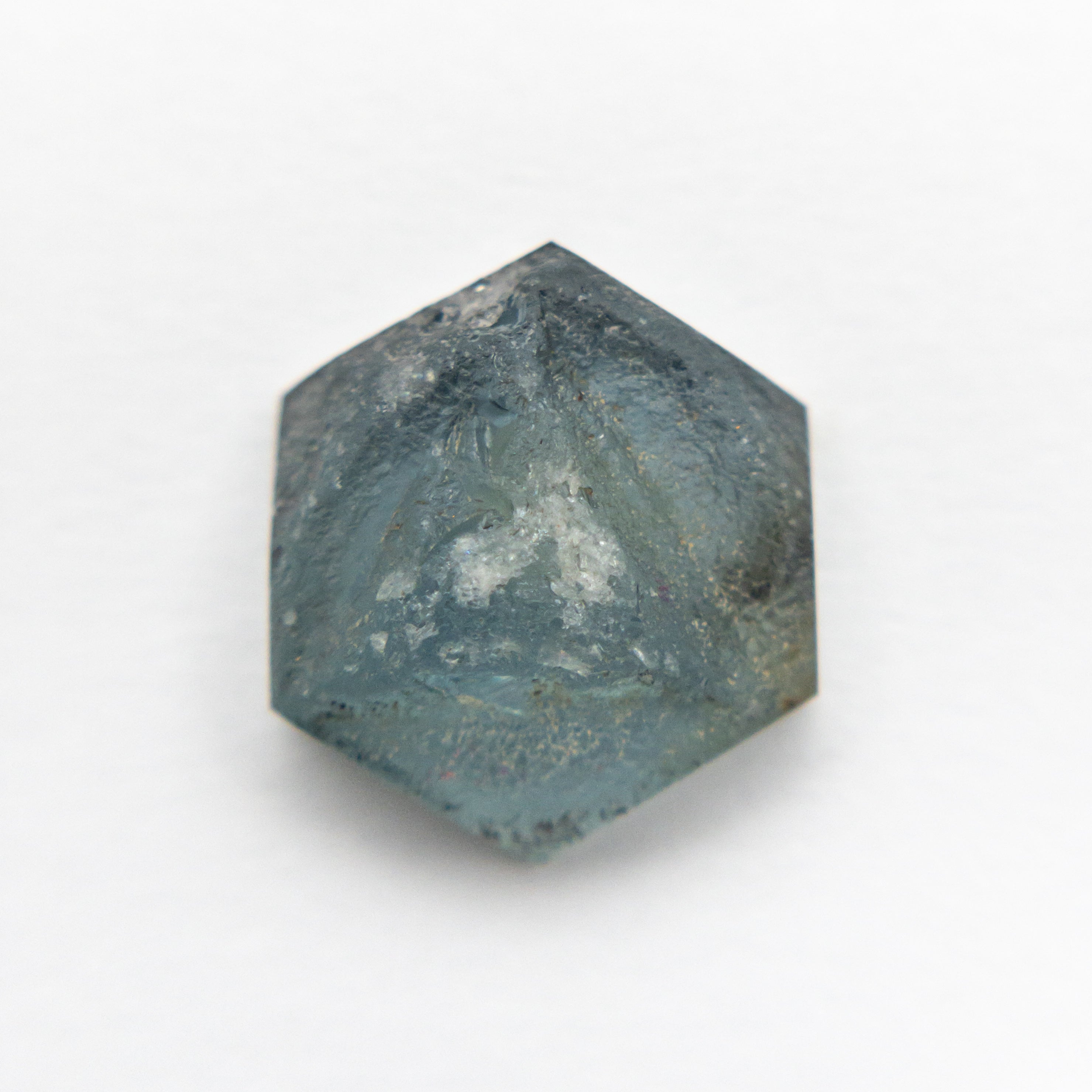 4.16ct 10.62x9.17x3.97mm Hexagon Slab Sapphire 22224-01-Staghead Designs