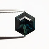 1.54ct 8.03x6.67x4.12mm Hexagon Step Cut Sapphire 22314-04-Staghead Designs