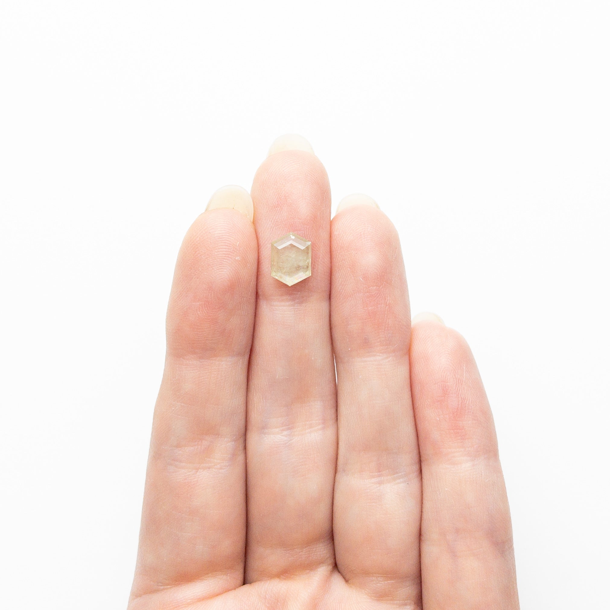 2.02ct 8.66x6.36x3.03mm Hexagon Portrait Cut Sapphire 22434-130-Staghead Designs