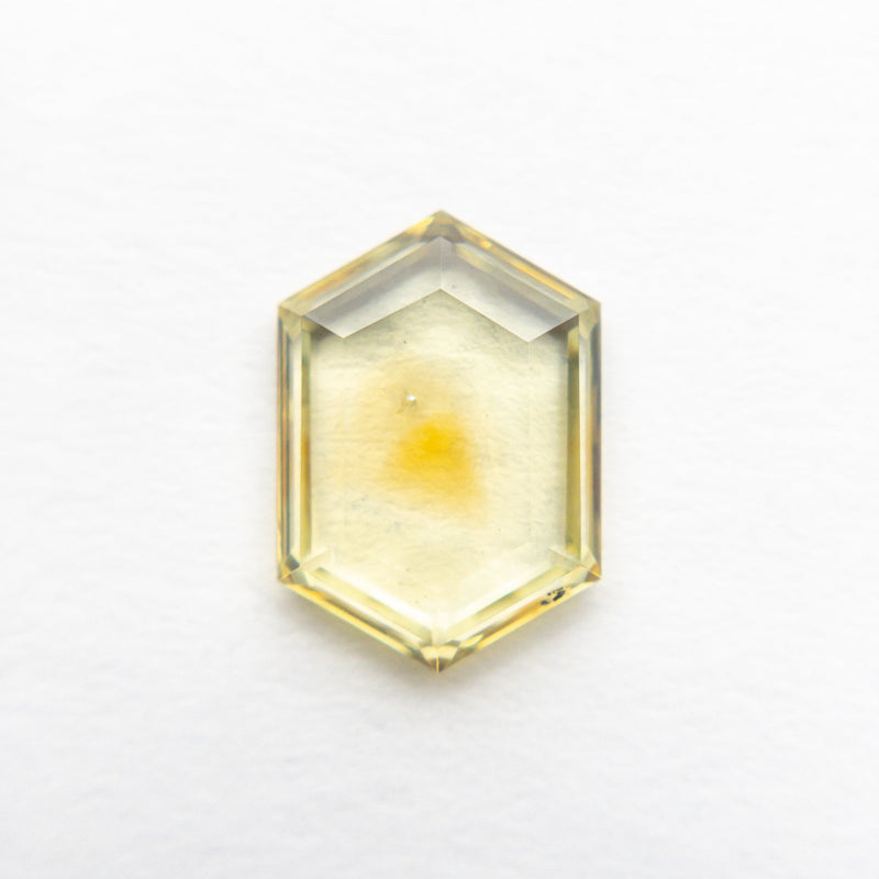 1.81ct 9.54x6.67x2.36mm Hexagon Rosecut Sapphire 22434-31 - 1