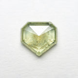 1.96ct 7.99x7.59x3.06mm Shield Rosecut Sapphire 22434-80-1