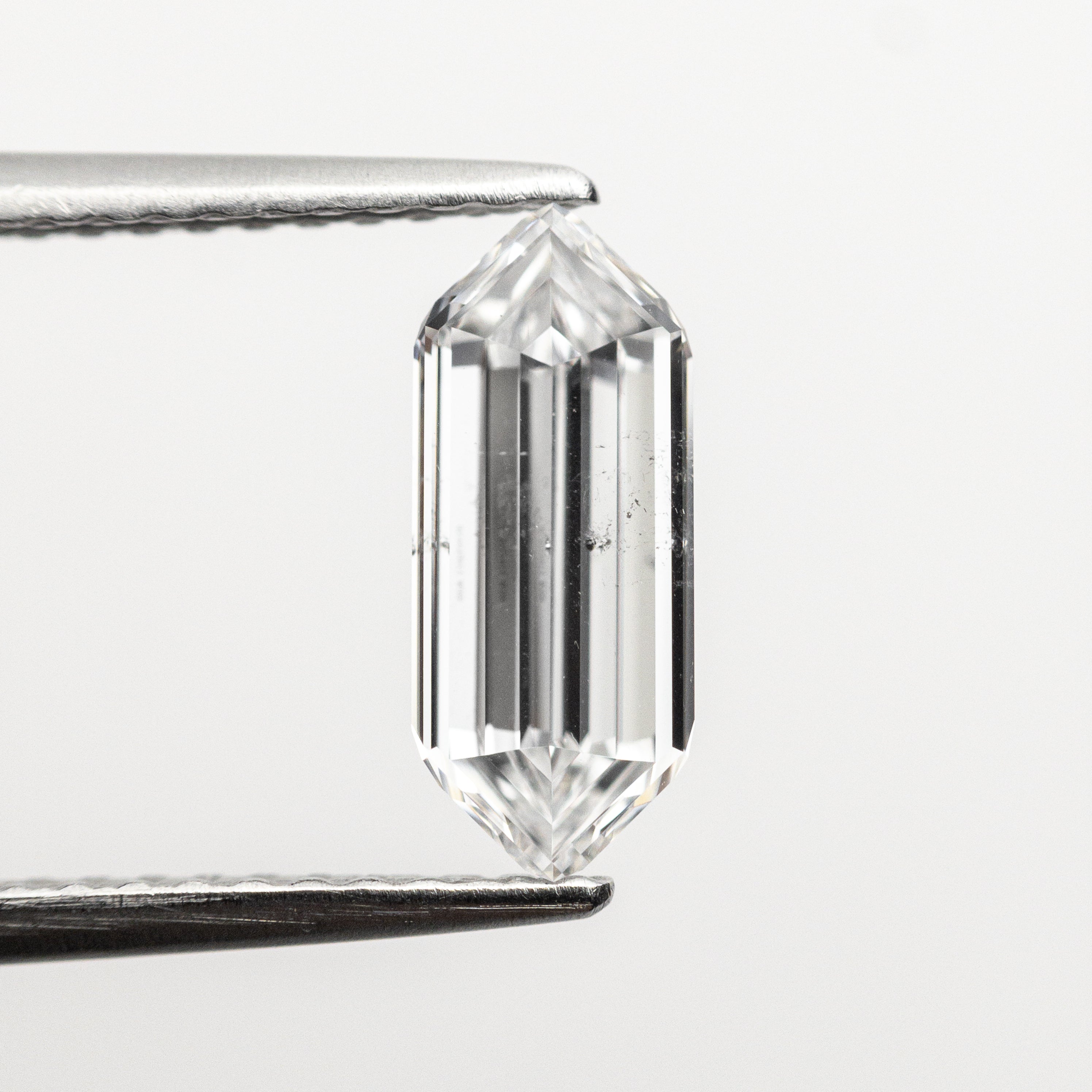 1.01ct 10.12x4.18x2.42mm GIA SI2 D Hexagon Step Cut 22621-01-Staghead Designs