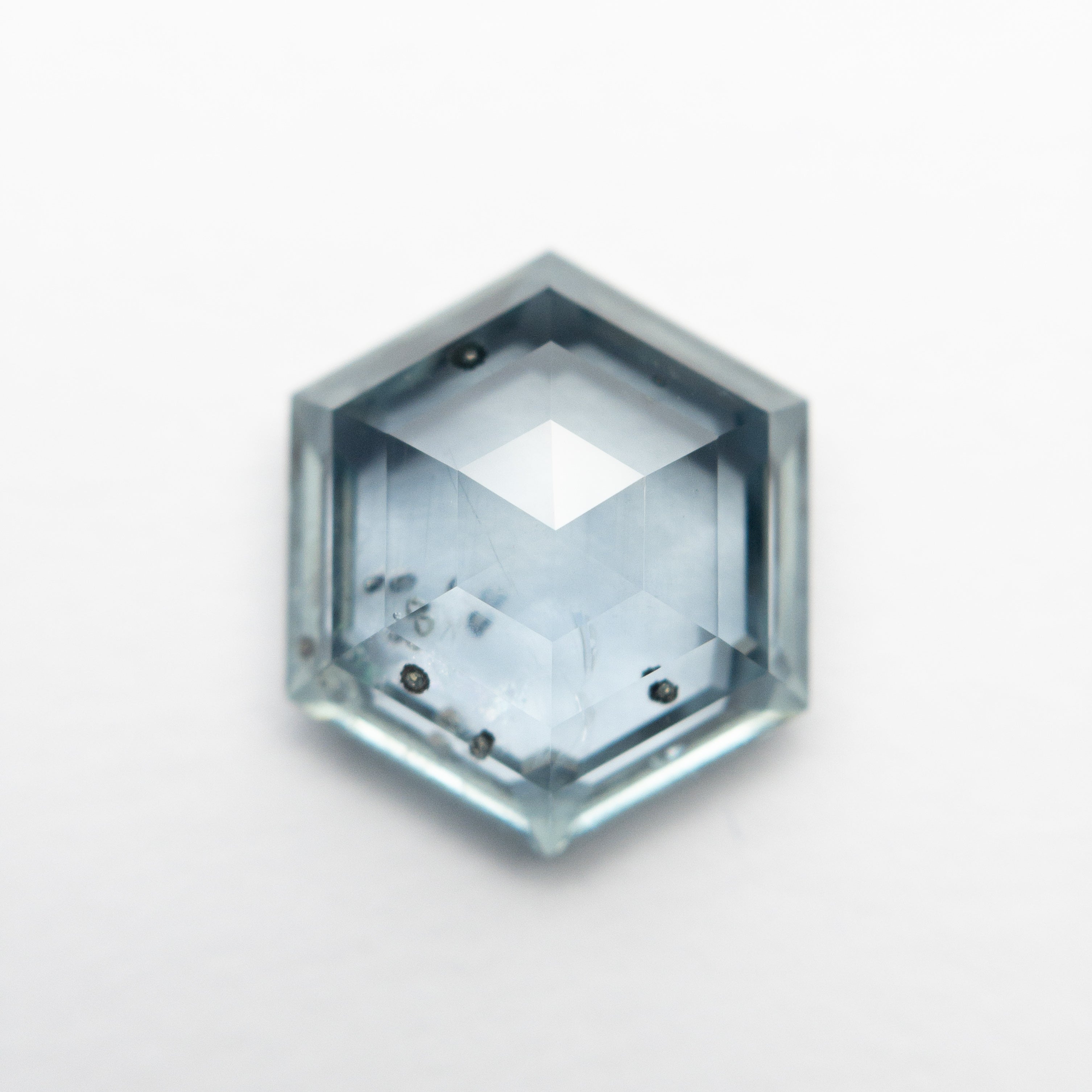 4.20ct 10.73x9.50x4.41mm Hexagon Double Cut Sapphire 22692-01-Staghead Designs