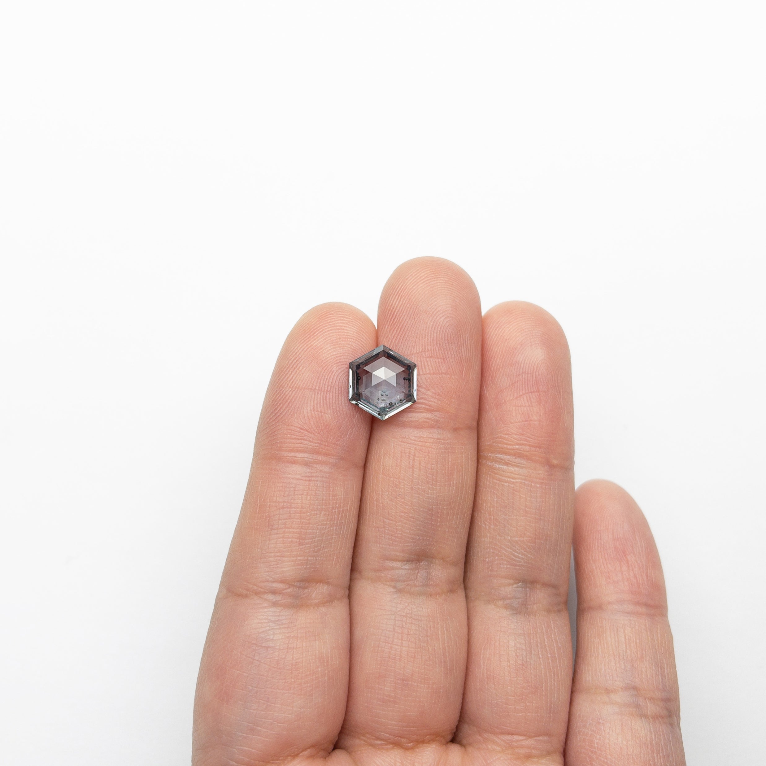 4.20ct 10.73x9.50x4.41mm Hexagon Double Cut Sapphire 22692-01-Staghead Designs