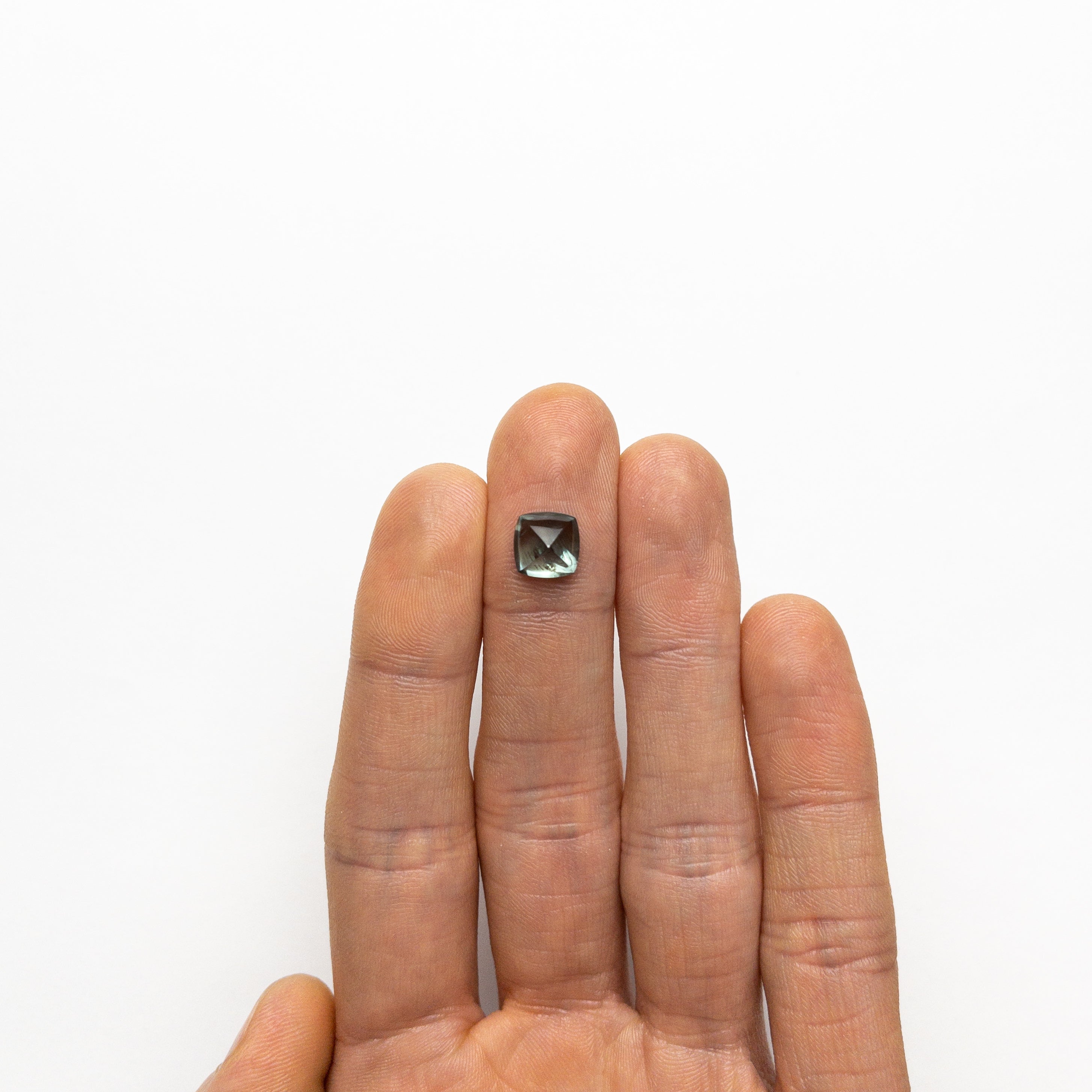 4.06ct 8.14x8.13x6.00mm Sugarloaf Cabochon Cut Sapphire 22704-01-Staghead Designs