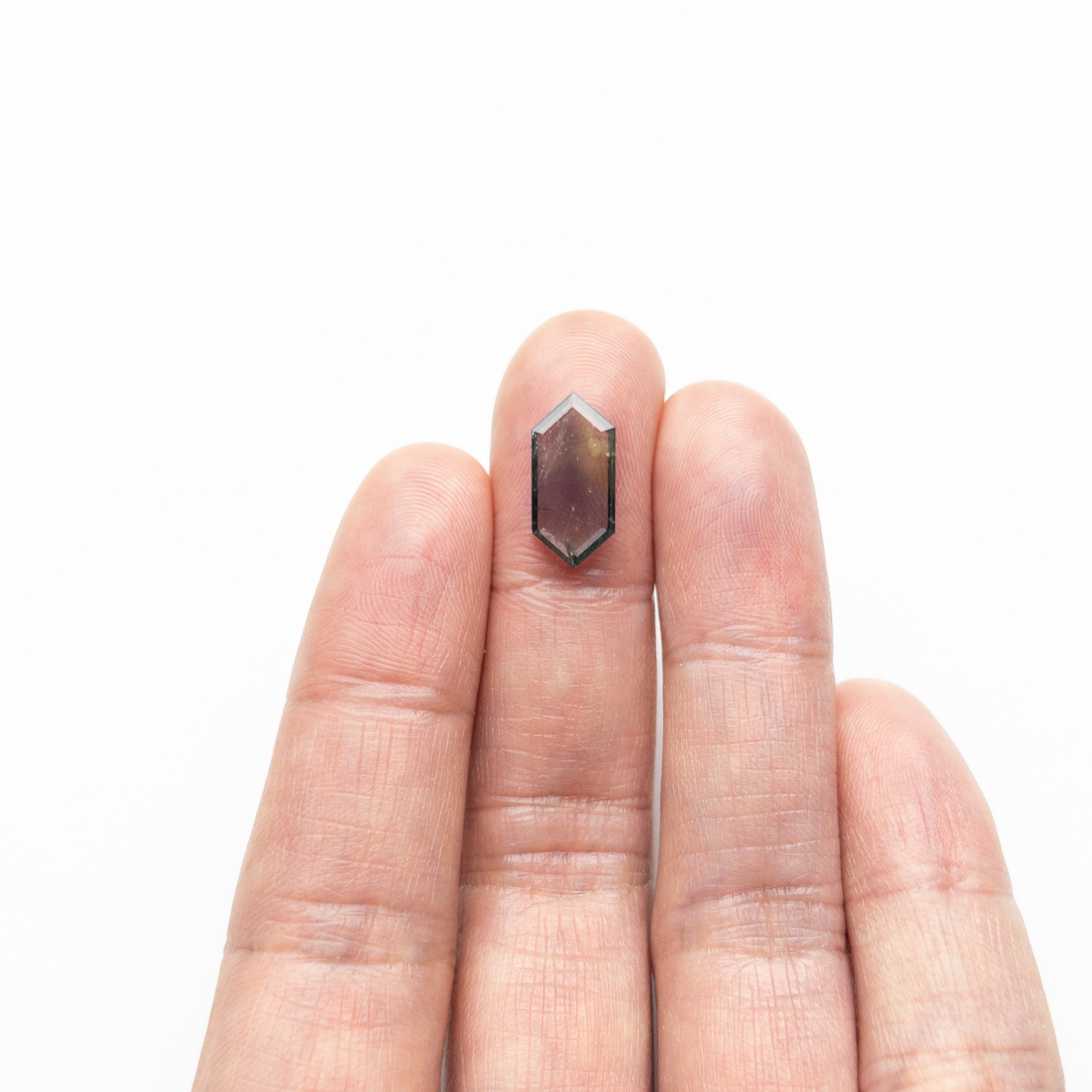 3.41ct 15.21x7.28x2.25mm Hexagon Portrait Cut Sapphire 22737-01-Staghead Designs