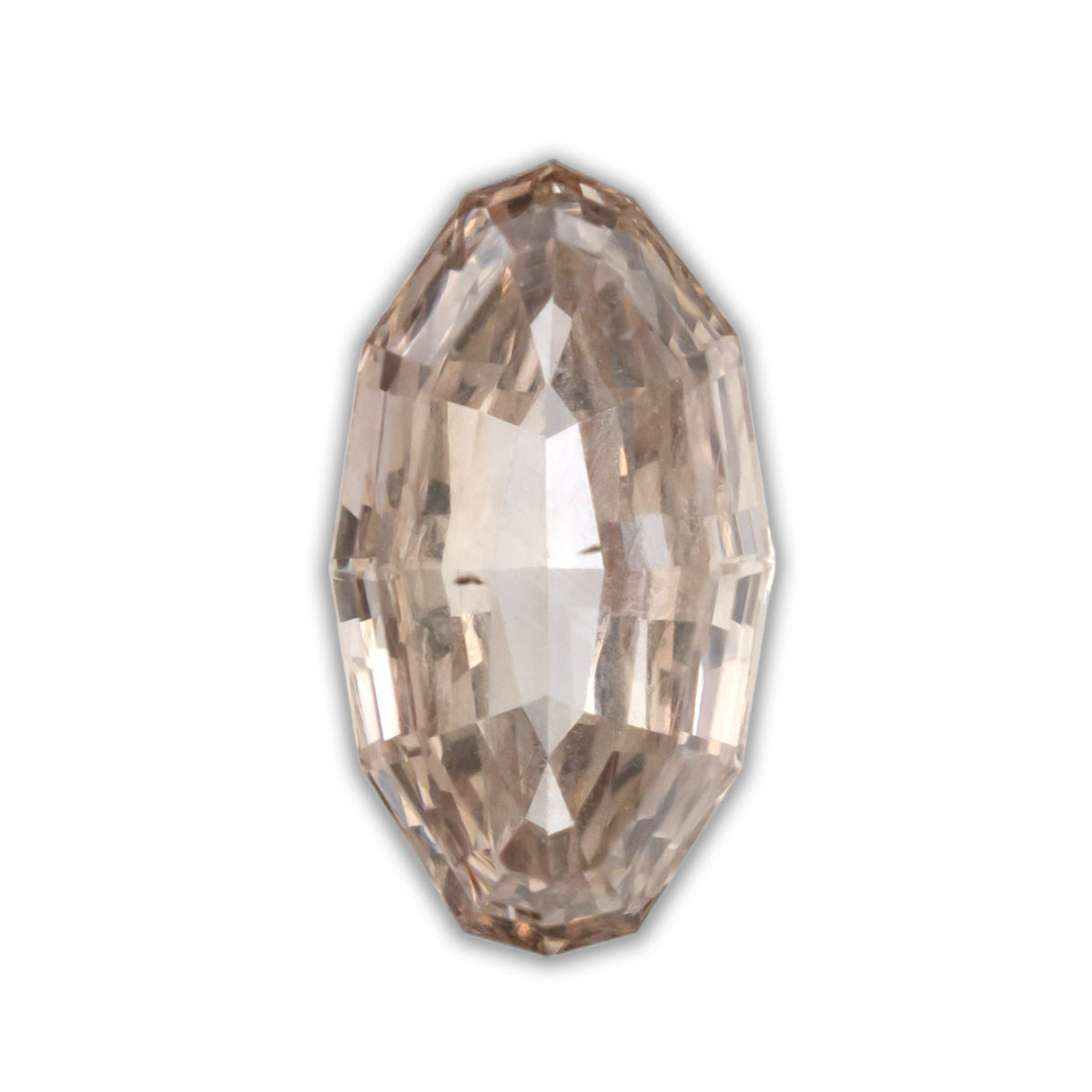 0.71ct 8.15x4.51x2.39mm Oval Brilliant Cut Champagne Diamond
