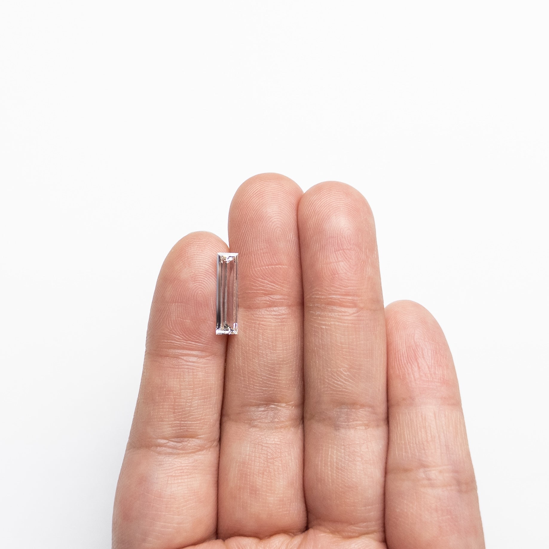 1.04ct 15.35x4.17x1.59mm GIA VS2 I Baguette Step Cut 23037-01-Staghead Designs