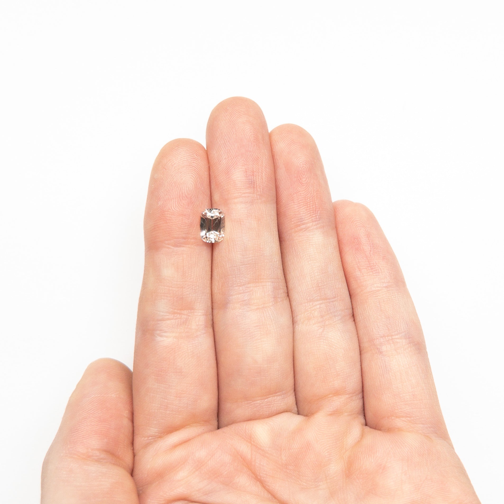 1.05ct 7.07x5.10x3.31mm SI2 H Modern Antique Old Mine Cut 23416-01-Staghead Designs