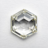 3.15ct 10.56x9.17x3.79mm GIA M VVS2 Hexagon Step Cut 23430-01-Staghead Designs