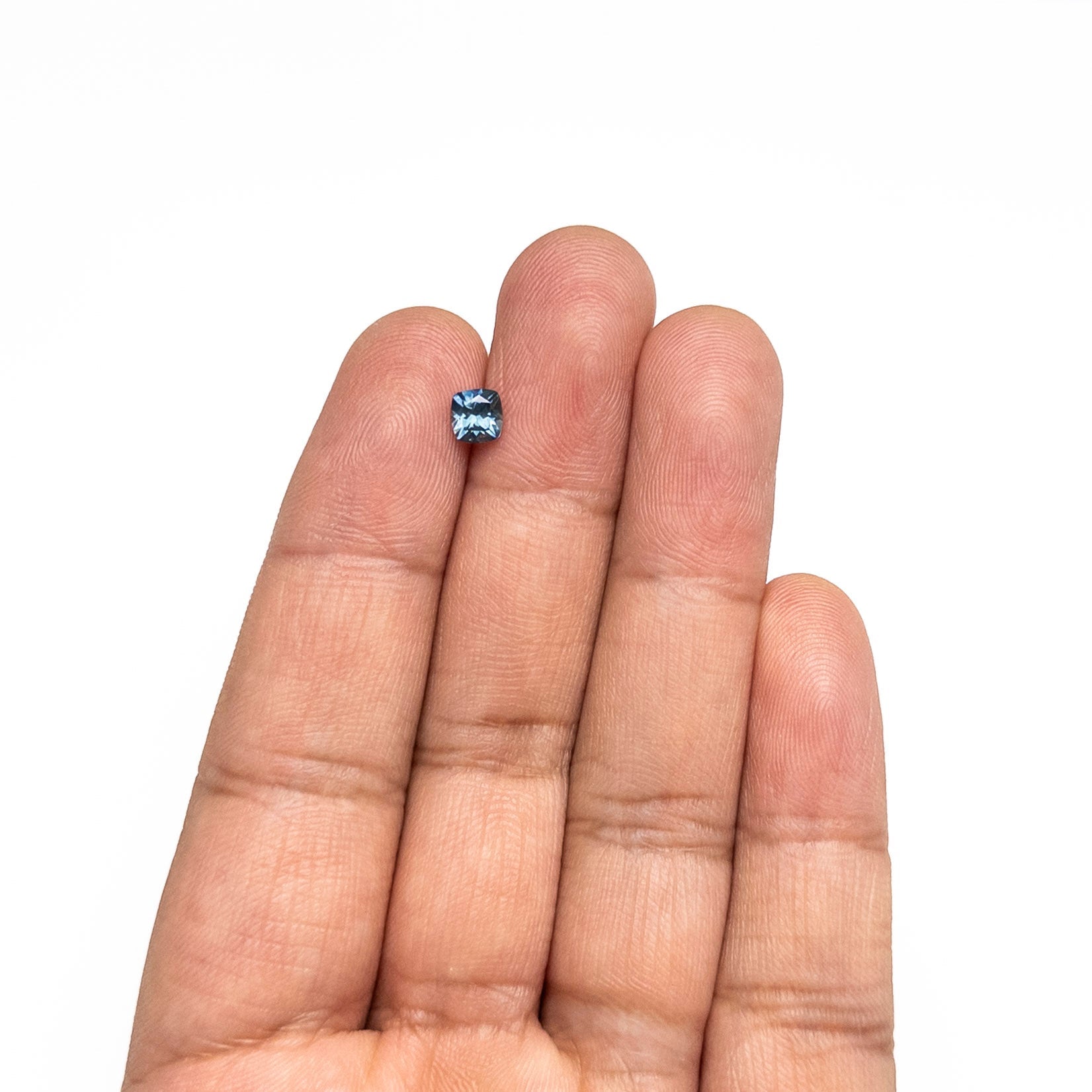 0.67ct 5.00x4.88x3.28mm Cushion Brilliant Sapphire 23466-25-Staghead Designs