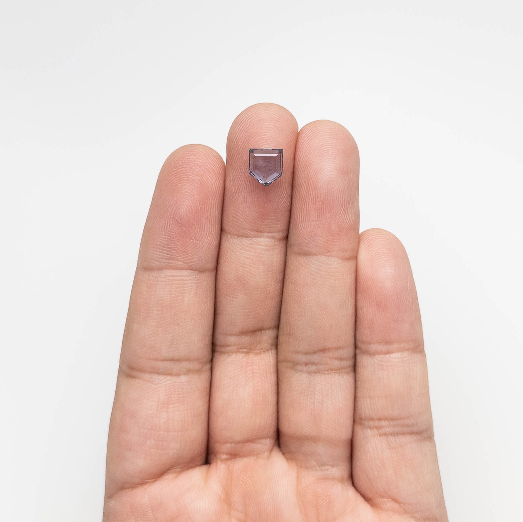 1.60ct 7.60x6.71x2.46mm Shield Portrait Cut Sapphire 23474-35-Staghead Designs